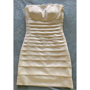 Strapless tight dress wedding, cocktail party New